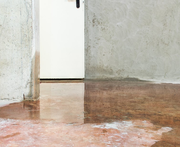 IICRC certified technician performing structural drying in a Texas home