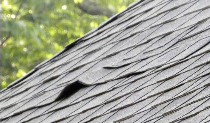 Residential Roof Needs Immediate Repair