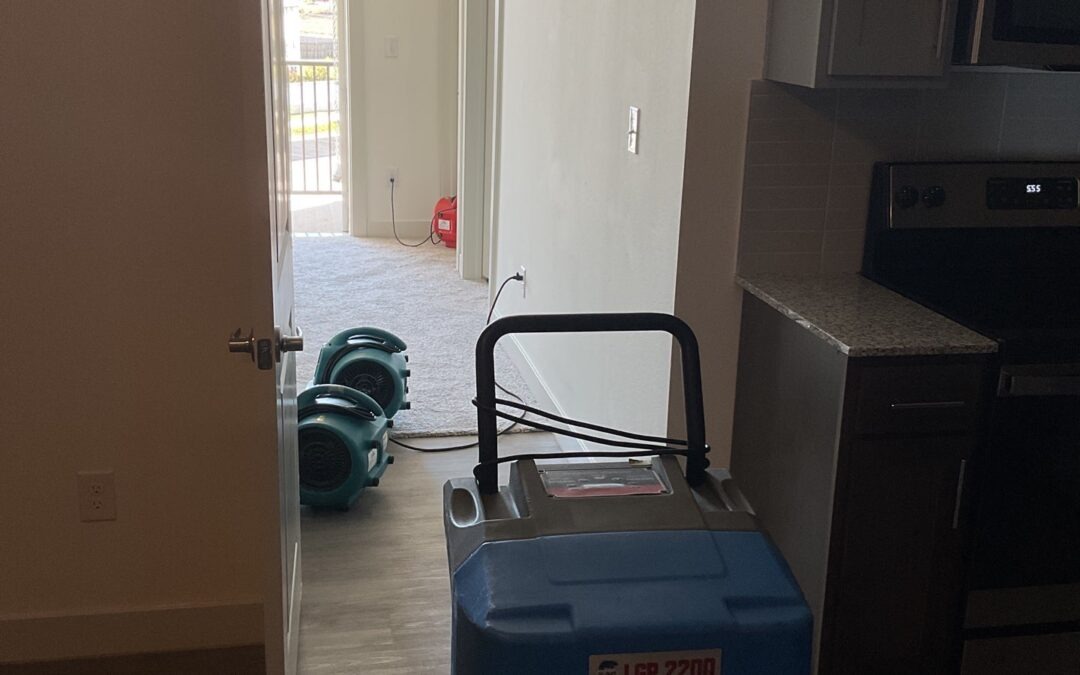 Apartment Water Mitigation in Waxahachie, TX
