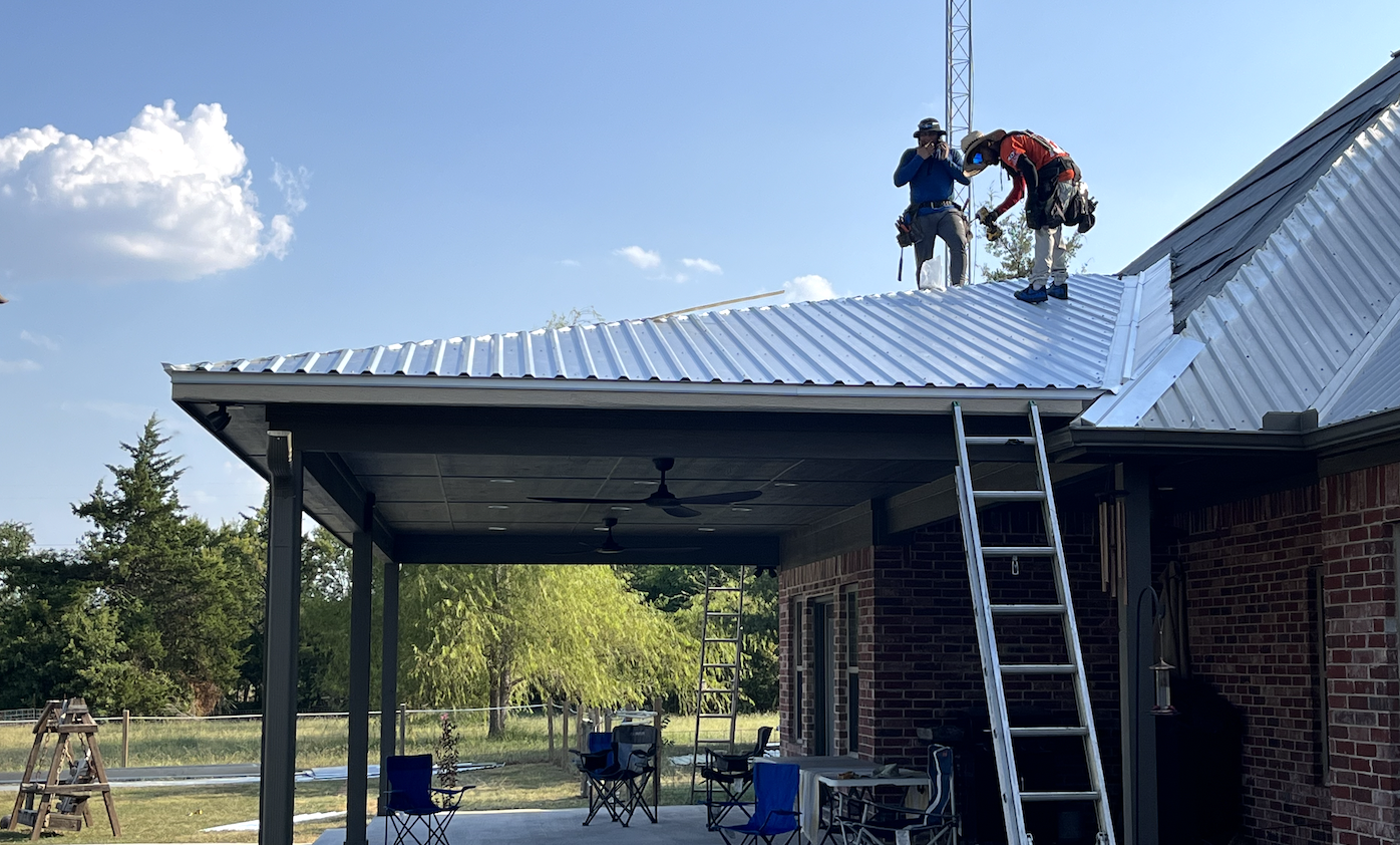 Metal roof replacement
