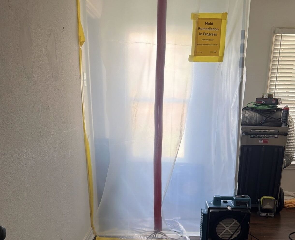 Residential Mold Remediation Containment