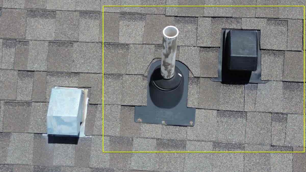 DCIM100MEDIADJI_0891.JPG Roof inspector documenting roof conditions