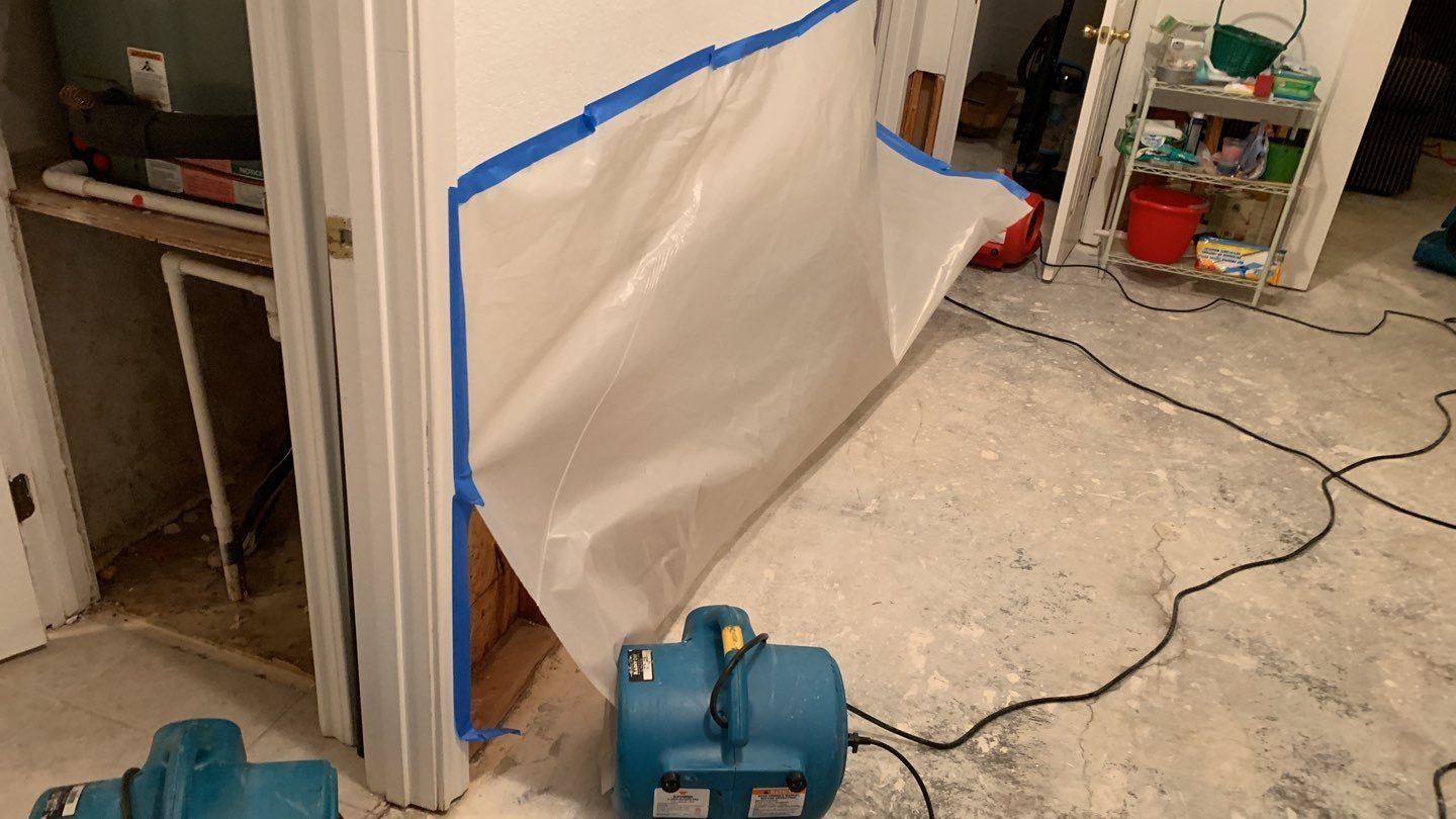 Water Damage project documentation in Pottsboro, TX