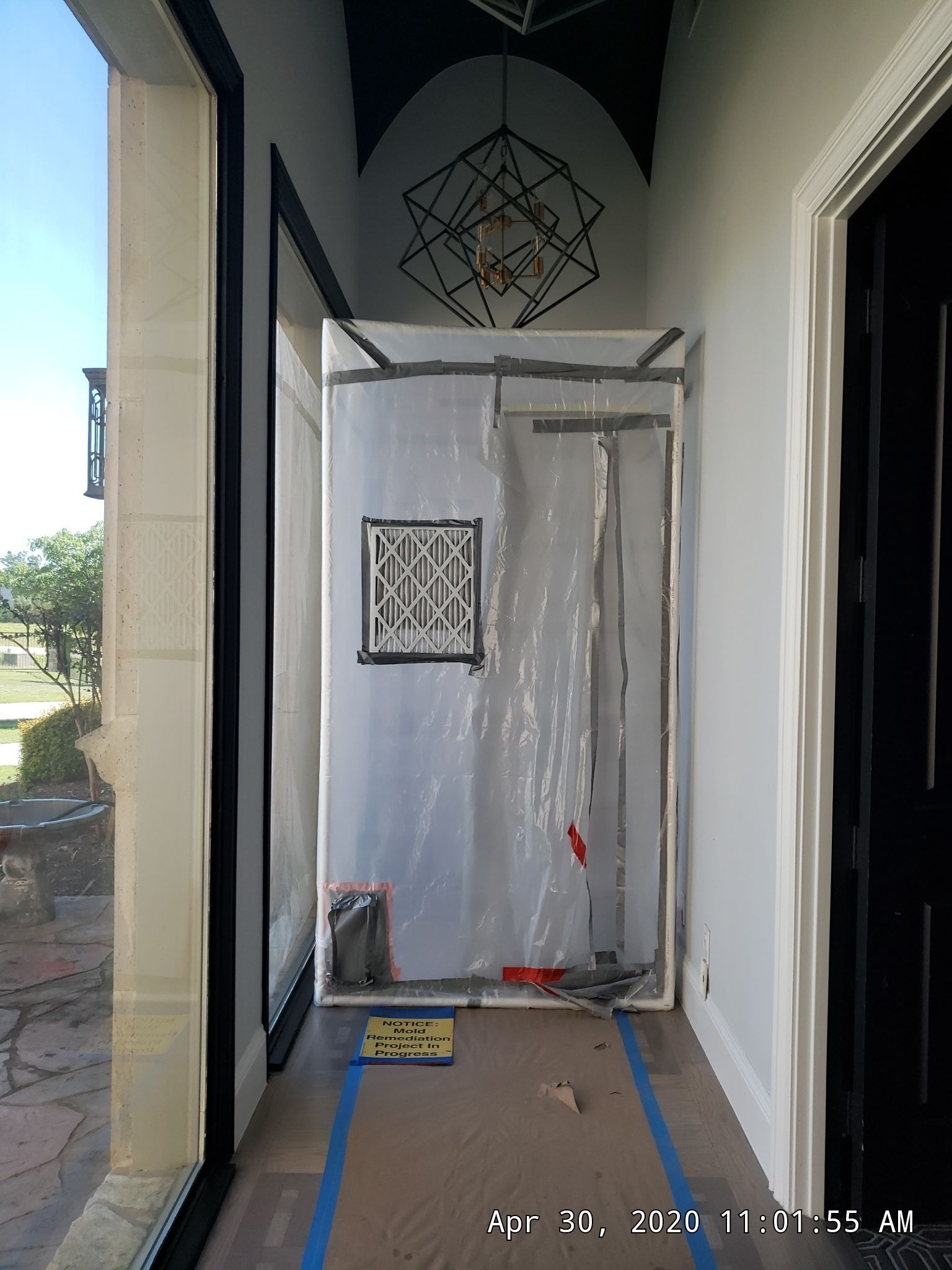 Water Damage project documentation in Prosper, TX