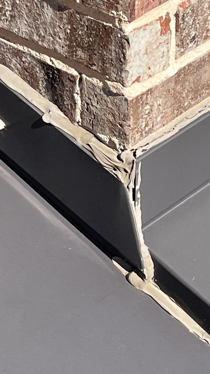 Unsealed roof vent boot noted during the roof inspection in Prosper, TX
