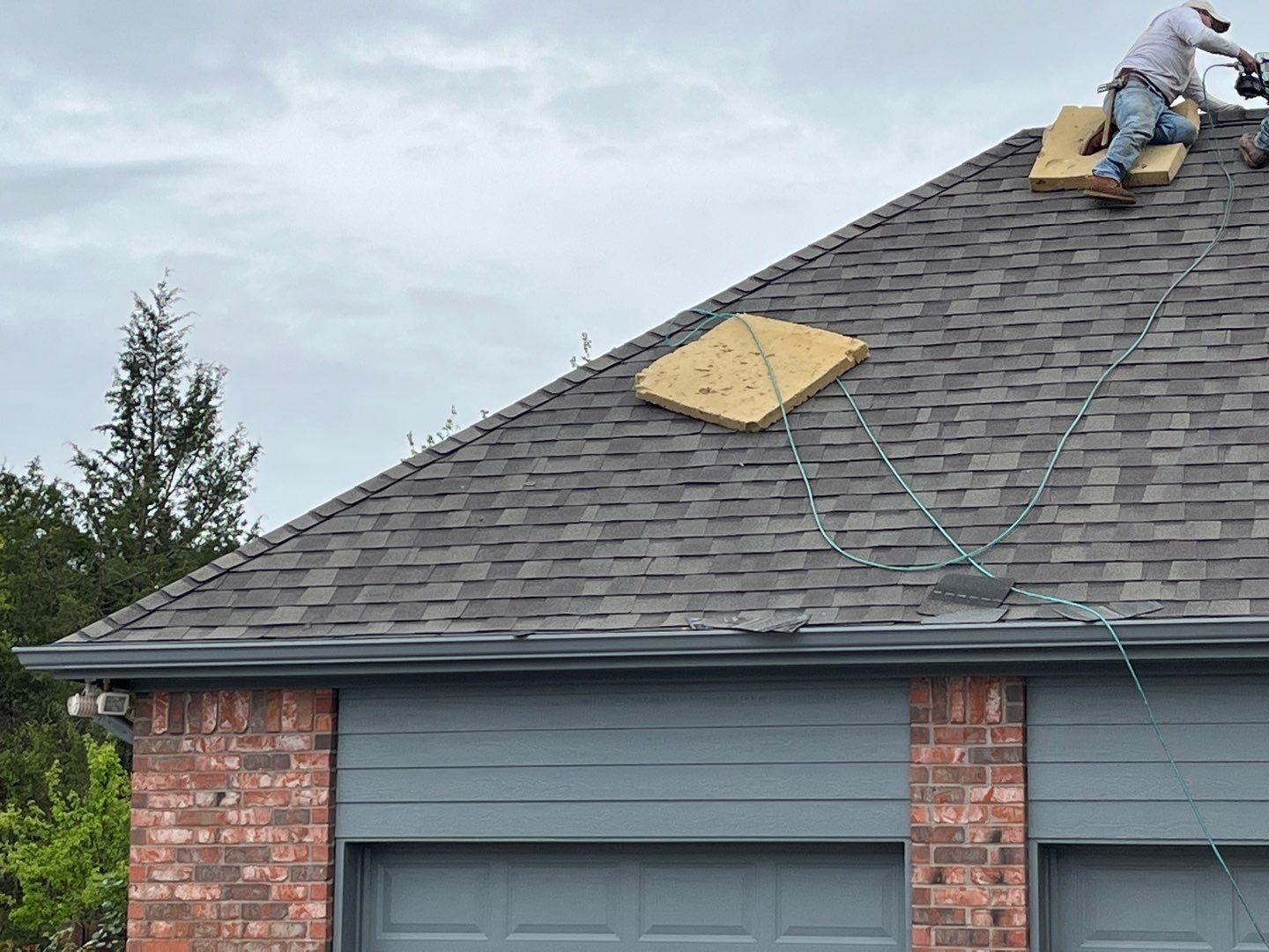 Finished flashing and vents after the completed roof replacement in Sherman