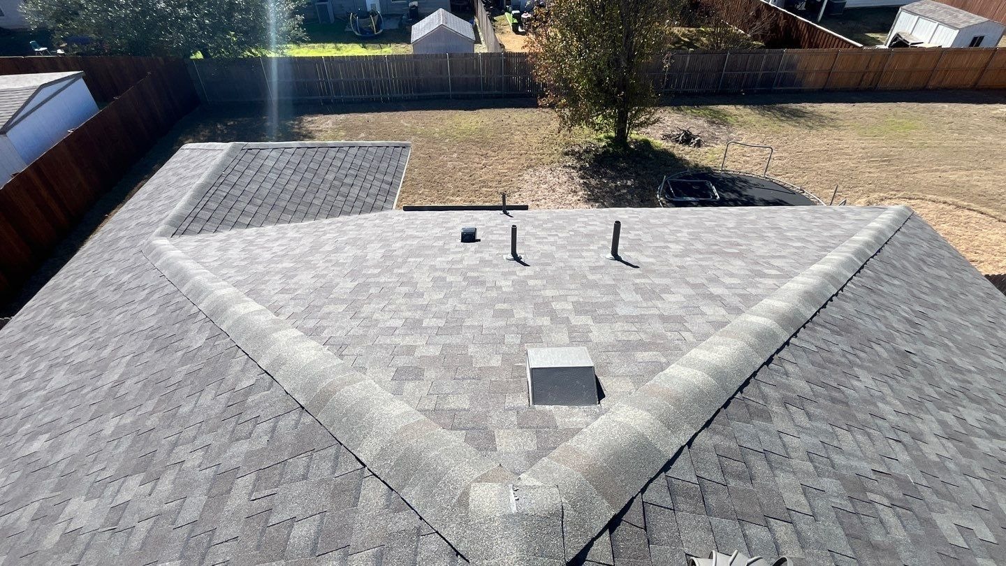During: new flashing and vents installed during Anna, TX roof replacement