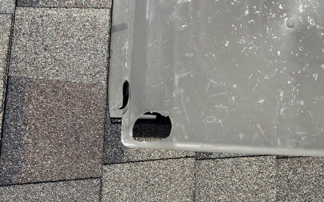 Roof Repair in Anna, TX After Hail Damage With Temporary Vent Tarp-Over