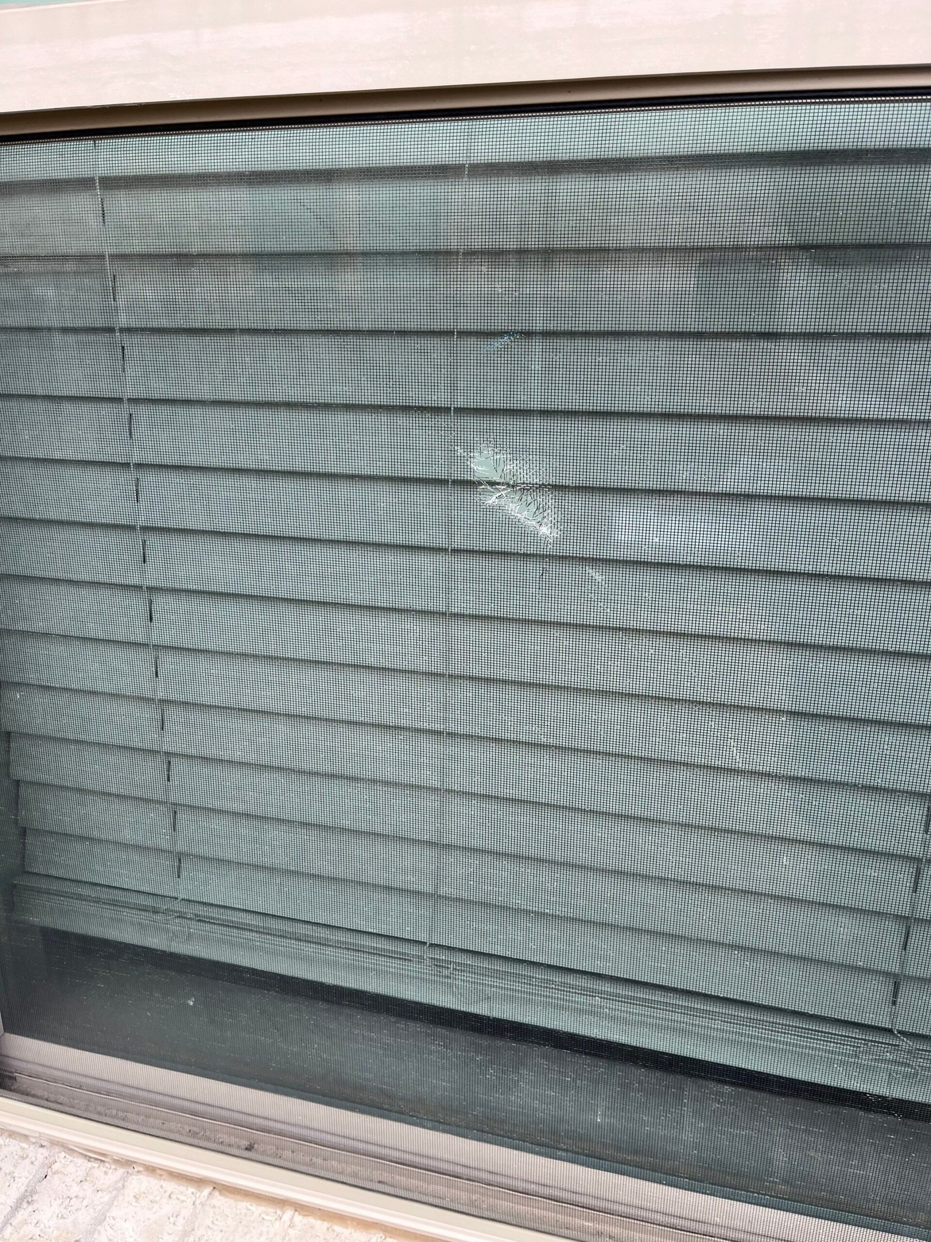 Before photo of damaged exterior light fixture on Anna, TX property