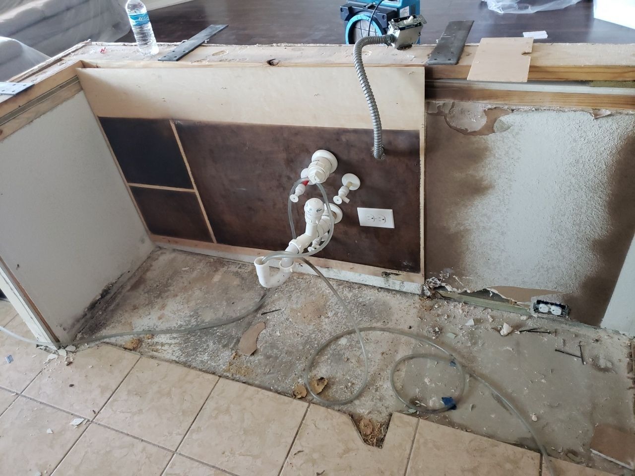 Water Damage project documentation in Sachse, TX