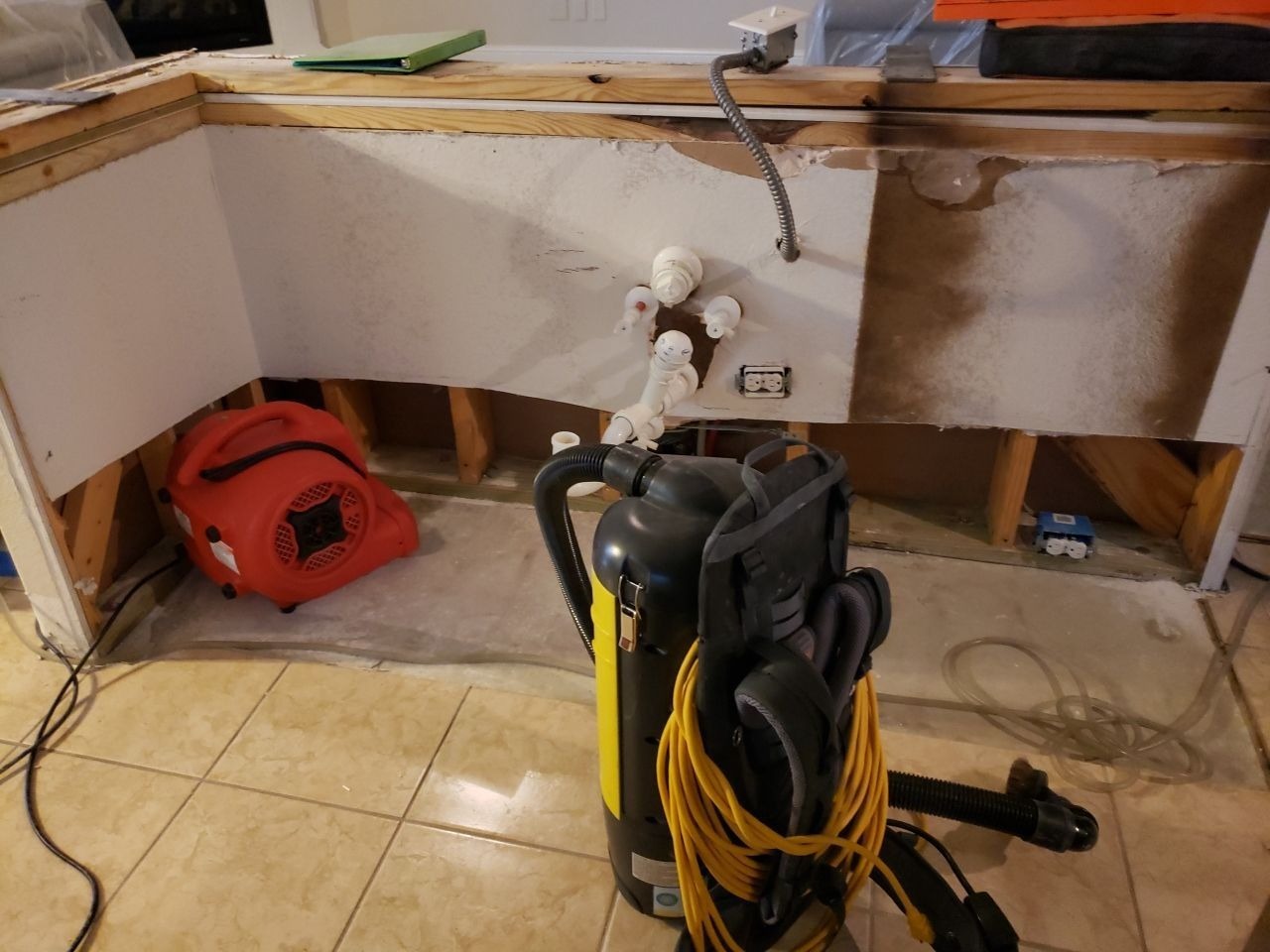 Water Damage project documentation in Sachse, TX