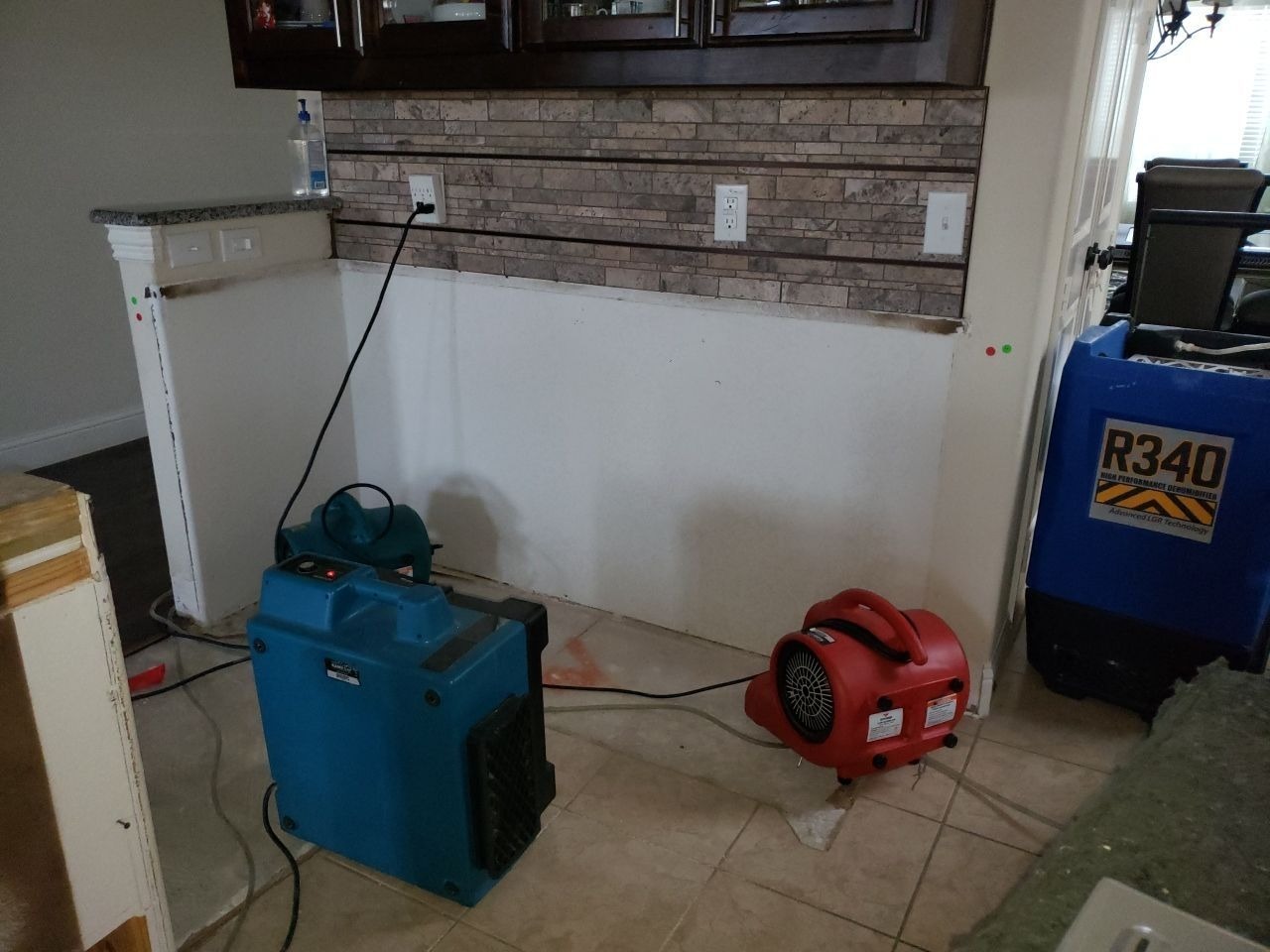 Water Damage project documentation in Sachse, TX