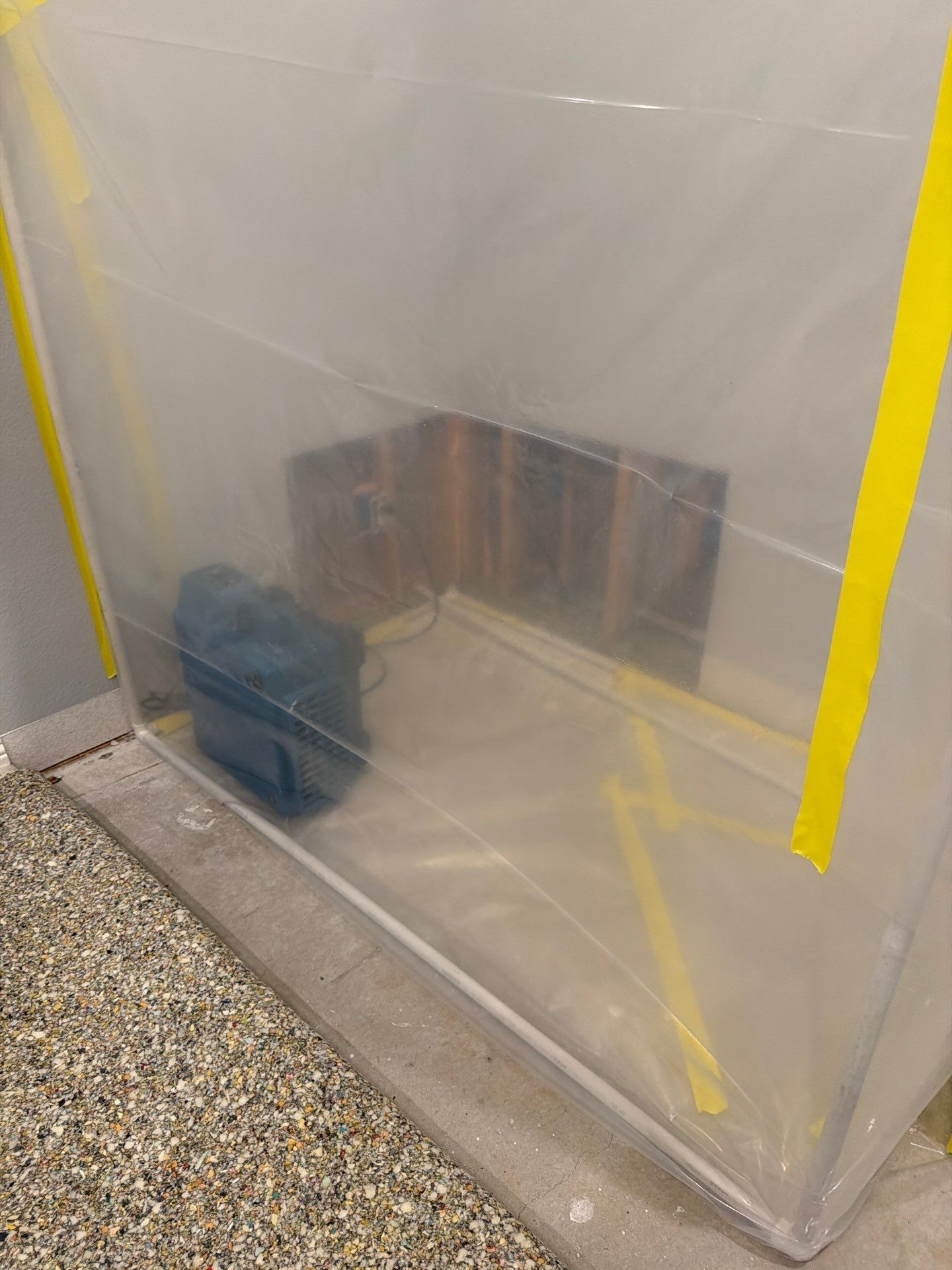 Cleaned and treated surfaces after material removal during mold remediation in Melissa, TX