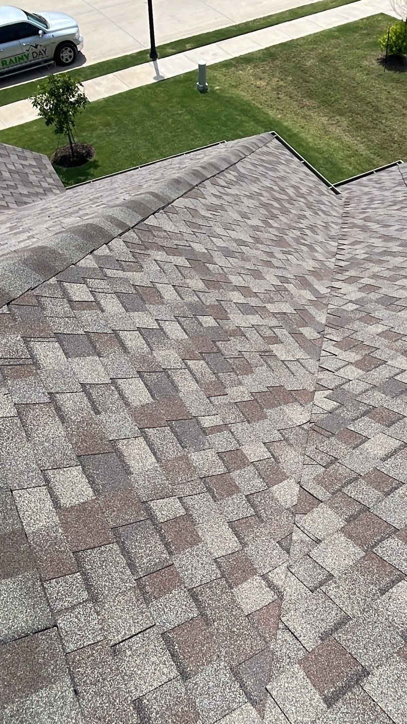 Roof penetration and flashing detail from the roof inspection in Melissa, TX