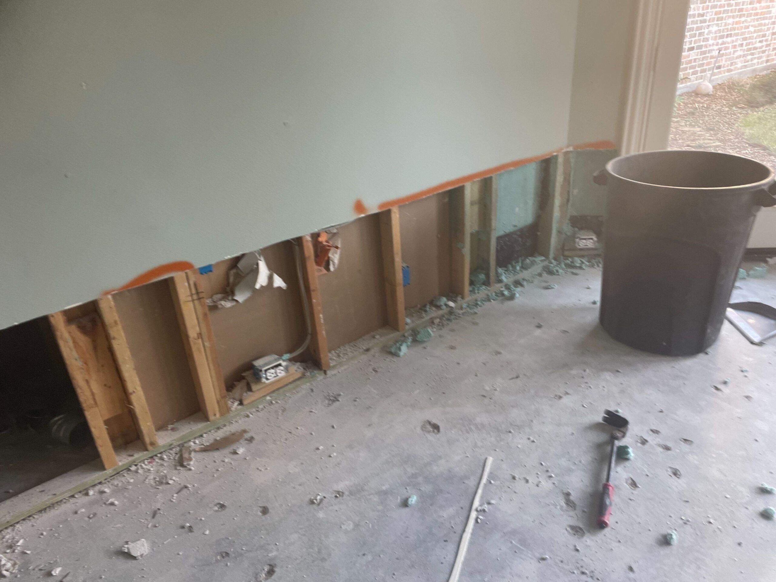 Water Damage project documentation in Dallas, TX