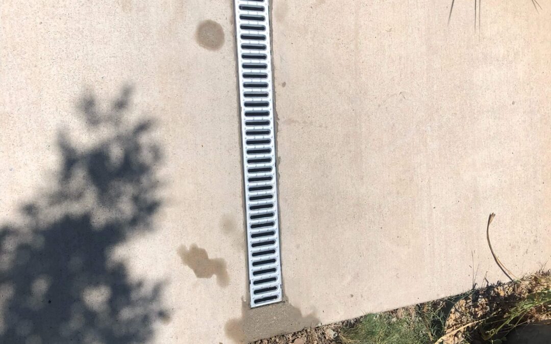 Sidewalk Drain Replacement and Concrete Repair Before a Plano Home Sale