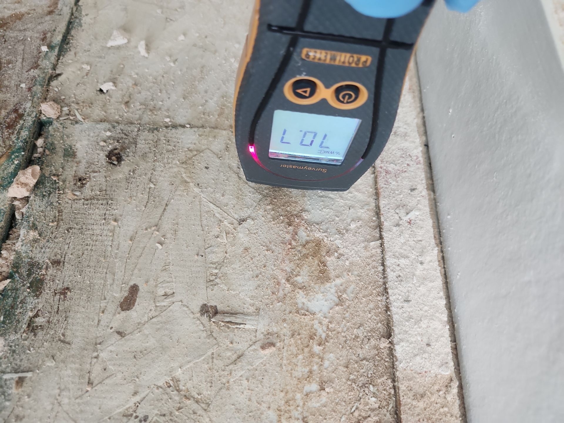 Plastic containment set up to focus drying during water damage restoration in Frisco, TX