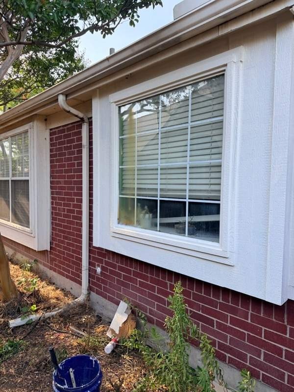 New siding and trim installed during reconstruction in Allen, TX