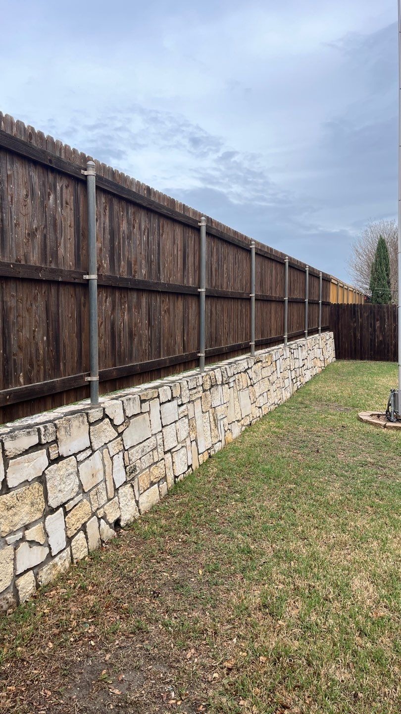 Close-up of granule loss from cumulative hail storms before the Allen roof replacement