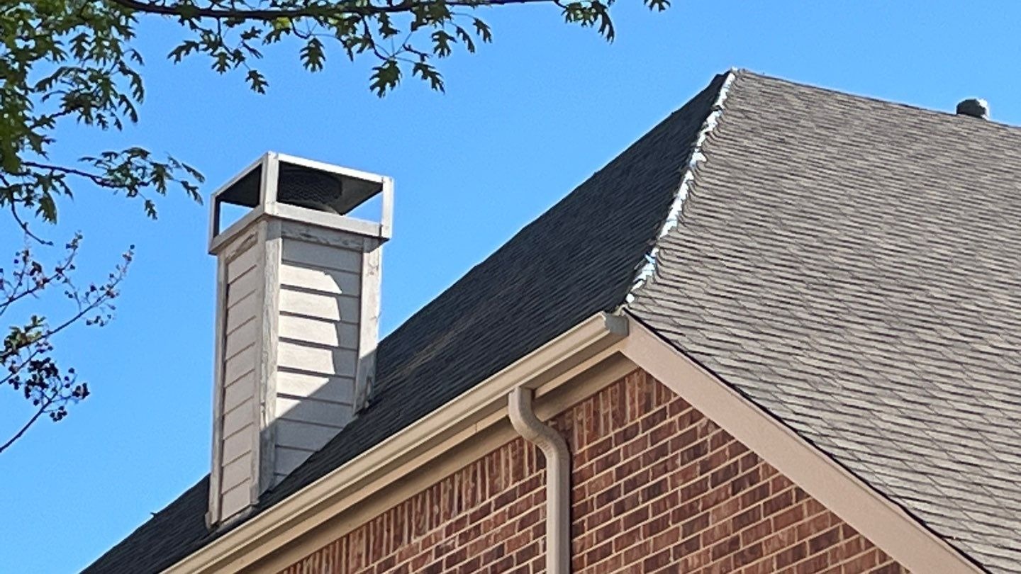 Completed roofline view after the roof replacement in Allen, TX