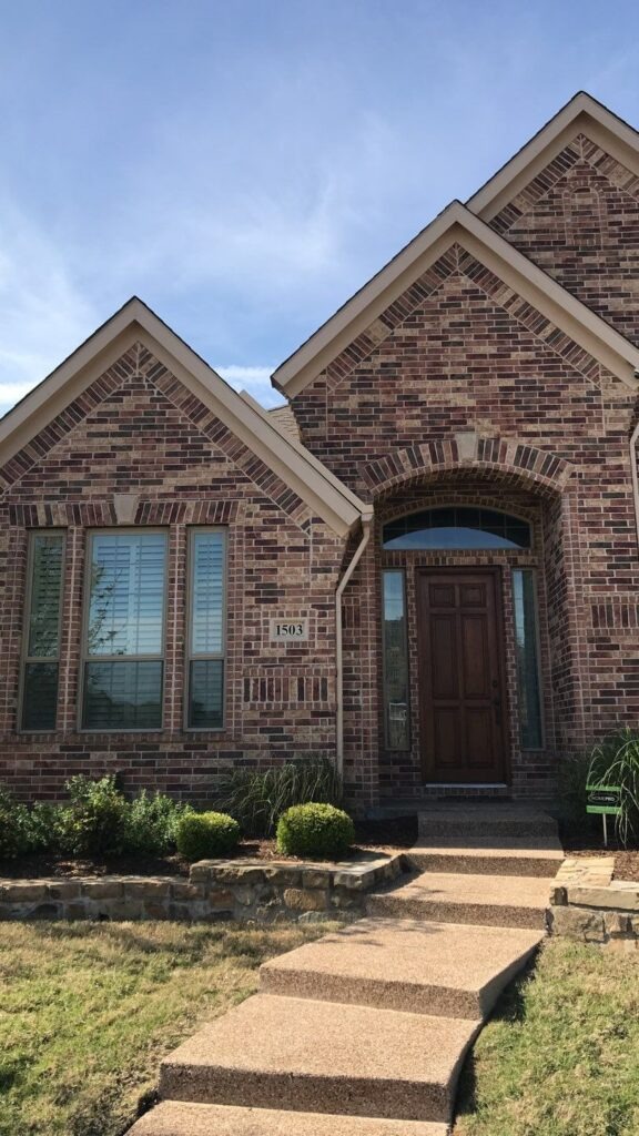 Hail-bruised shingles found during inspection before the roof replacement in Allen, TX