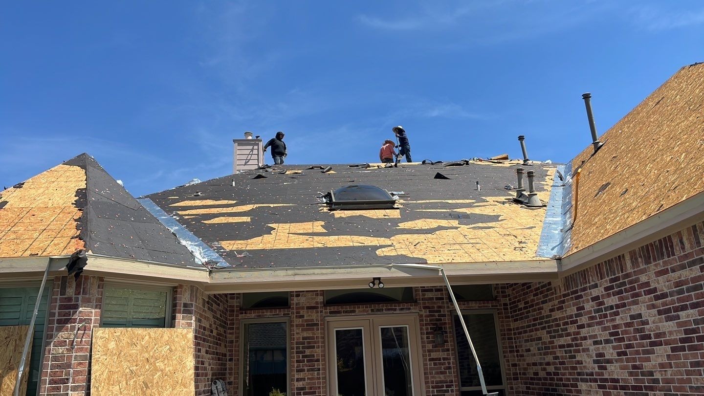 EcoChief radiant barrier underlayment installed during the roof replacement in Allen, TX