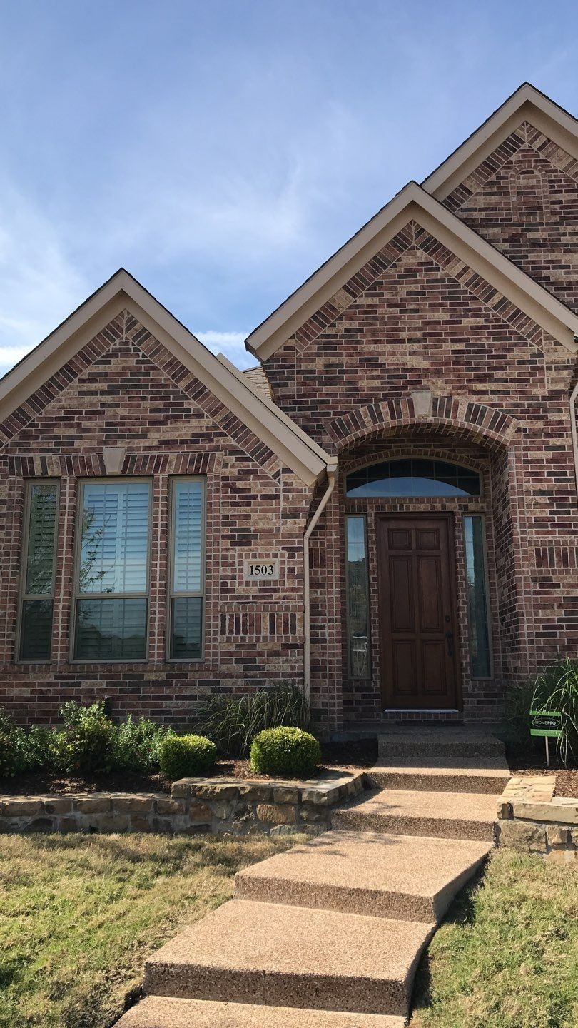 Hail-bruised shingles found during inspection before the roof replacement in Allen, TX